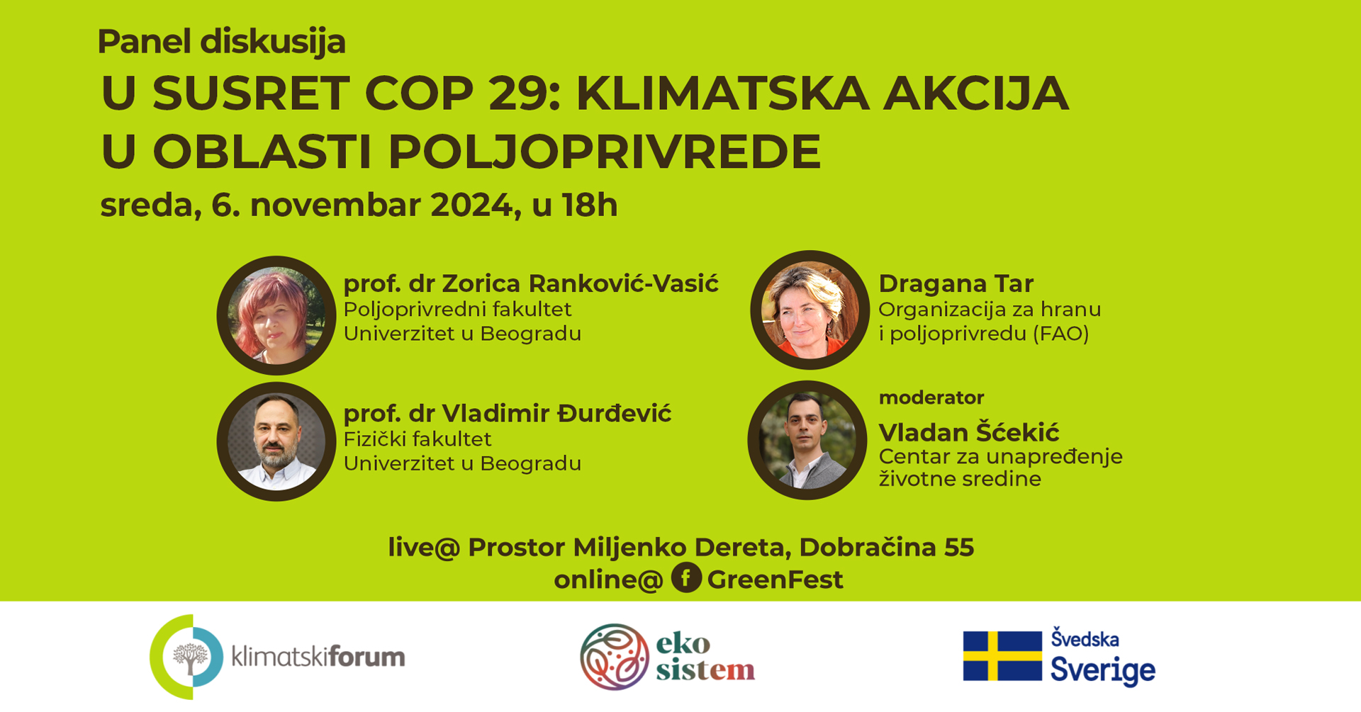 U susret COP29 - Klimatska akcija u oblasti poljoprivrede